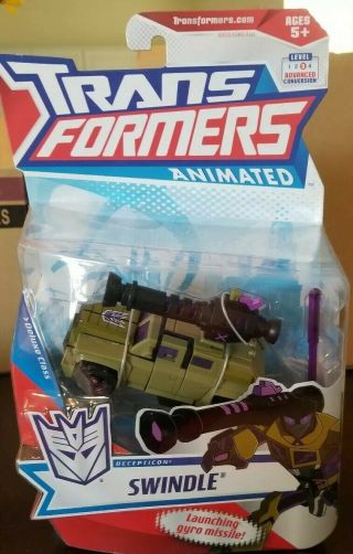 Transformers Animated Swindle Deluxe Class