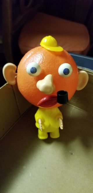 Vintage 60s Pete the Pepper,  Mr.  & Mrs.  Potato Head,  Oscar the Orange toy by. 3