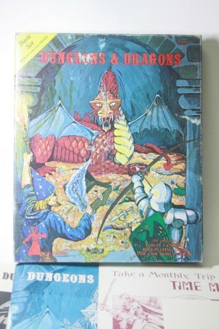 Dungeons and Dragons Basic Set 1001 TSR 1970s Second Edition Dice 2