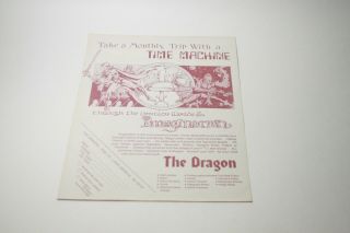 Dungeons and Dragons Basic Set 1001 TSR 1970s Second Edition Dice 4