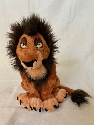 Disney Lion King Scar Plush Mwt With Tags Disneyland Wdw Sitting