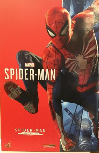 Hot Toys Vgm31 Marvel Spider - Man (advanced Suit) 1/6 Scale 12 " Figure