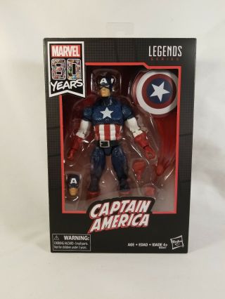 Marvel Legends 80th Anniversary Captain America Walmart Exclusive 80 Years Nib