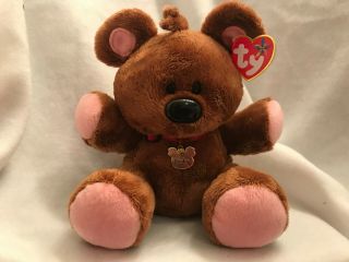 Ty Pooky Beanie Buddies Brown Teddy Bear Stuffed Plush Garfield Toy Retired 2004