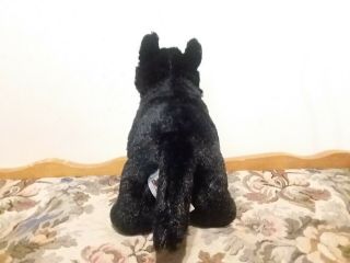 Webkinz Black Wolf Dog Plush W/O Code Ganz 3