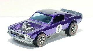 Hot Wheel Redline Custom Mustang Hoss Boss Purple