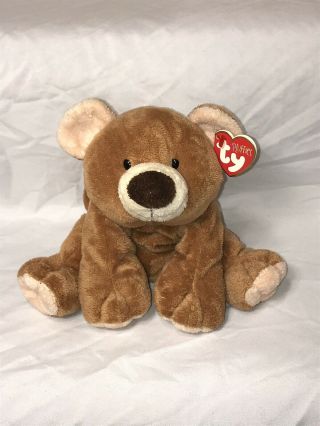 Ty Pluffies Slumbers The Bear Plush 2002 With Heart Tag Stuffed Animal Toy