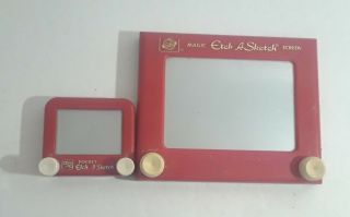 Red Ohio Art Classic Etch A Sketch Magic Screen And Mini Pocket Etch A Sketch