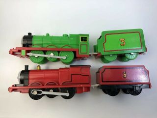 Henry & James Thomas & Friends Motorized Trackmaster Railway Trains Mattel TOMY 5