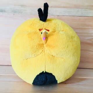 Angry Birds Big 12” Yellow Inflated Bubbles Soft Plush Bird - WITH SOUND 2
