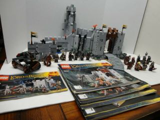 Lego 9474 Battle Of Helms Deep 100 Complete,  9471 Uruk - Hai Army 100 Complete