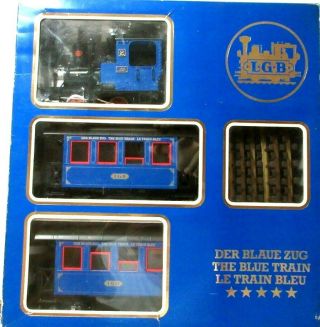 Lgb 20301 Bz The Blue Train Set 100th Anniversary 1881 - 1981