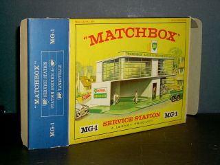 Matchbox Lesney Matchbox BP Sales & Service Station MG1 - B2 VNM & boxes 9
