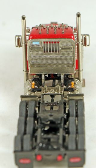 Classic Collectibles 14013 Peterbilt 379 4 Axle Tractor Red HO Scale 1/87 5