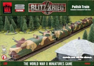 Flames Of War Polish Train Oop Rare