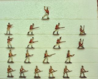 9 Sae Figures,  10 Other British Line Infantry 1815,  30 Mm