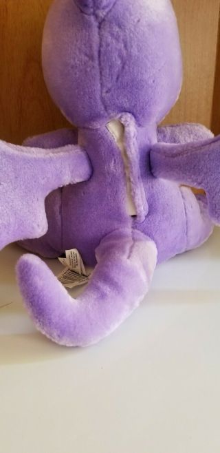 Neopets 2003 Purple Shoyru Interactive Talking Plush Stuffed Animal, 5