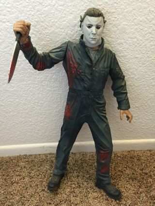 Mcfarlane Movie Maniacs 2000 Michael Myers Halloween 18 " Figure Motion Activated