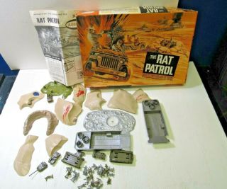 Aurora 340 The Rat Patrol All Plastic Assembly Kit With Box