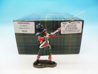 King & Country Napoleonics 42nd Highlander Lunging With Bayonet Na54 1/30