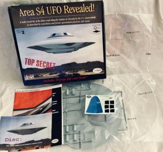 Area S4 Ufo Revealed Bob Lazar 1:48 Model 576 Testors Open Box Packages
