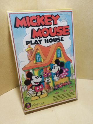 Vintage Mickey Mouse Playhouse Colorforms W D P