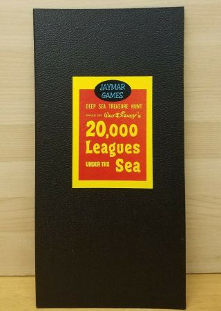 Vtg 1954 Walt Disney 20,  000 Leagues Under the Sea Board Game Jaymar 2