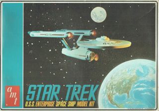 1966 S951 Star Trek Enterprise Lighted Model Kit Amt