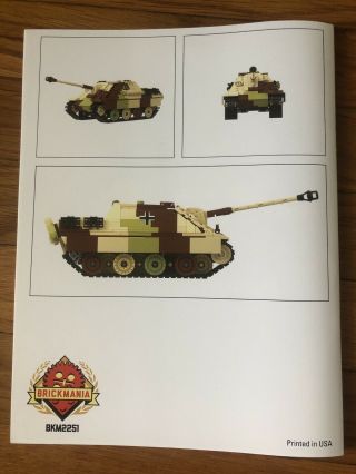 Brickmania Lego Jagdpanther German Tank Destroyer and Kubelwagen w/ Nebelwerfer 7