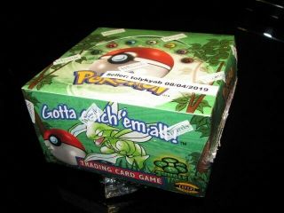Pokemon Jungle Unlimited Booster Box,  Factory,  English 36 Packs; & Bonus