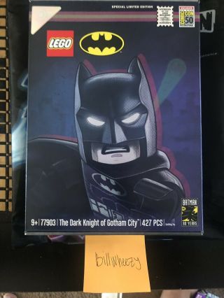 Sdcc 2019 Lego Batman The Dark Knight Of Gotham City In Hand Exclusive Dc
