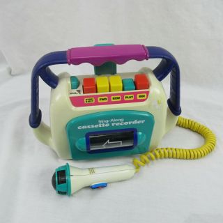 Sing - Along Cassette Recorder Battery Operated 200 Toy Inc.  Vintage 1999