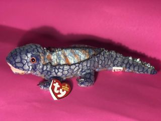 Ty Beanie Baby Bali - The Komodo Dragon (blue - Shedd Aquarium Version)