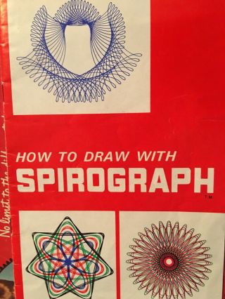Vintage 1967 Kenner’s SPIROGRAPH Drawing Pattern Arts & Crafts 5
