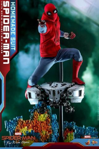 Hot Toys 1/6 Scale Spider - Man (homemade Suit Version) Collectible Figure Mms552