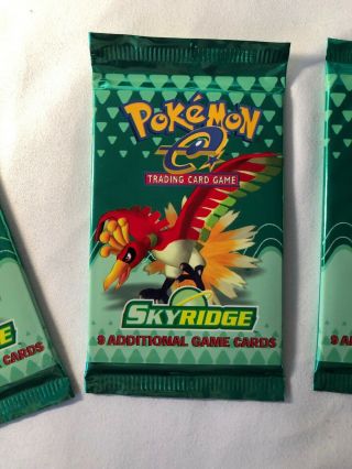 Pokémon Skyridge Booster Packs - All 4 Artworks - English 3