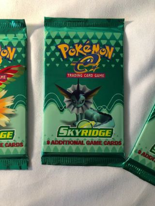Pokémon Skyridge Booster Packs - All 4 Artworks - English 4