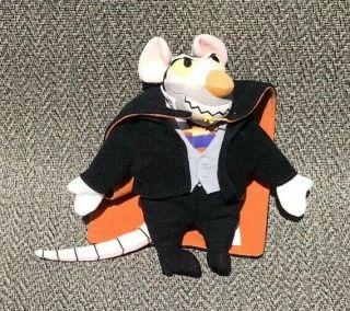 Disney Ratigan The Grt Mouse Detective 8 " Plush Beanbag Stffd Animal Chrctr Toy