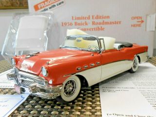 Danbury 1:24 1956 Buick Roadmaster Convertible Limited Edition W/ Papers