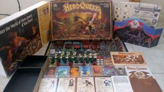 Heroquest Game System 1989 1990 Board Game 100 Complete