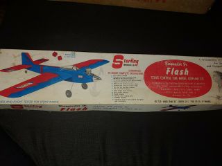 1 Rare Vintage Antique Sterling Ringmaster Jr Flash Model Plane Kit Stunt Plane