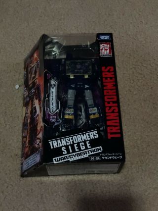 Takara Tomy Transformers War For Cybertron Siege Sg - 24 Soundwave
