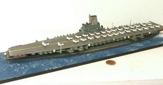 1:700 Scale Built Plastic Model Ship Wwii Japanese Aircraft Carrier Shinano