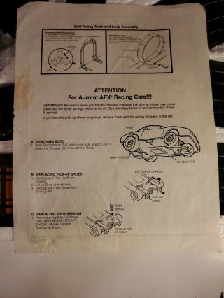 AFX AURORA SLOT CAR SET THUNDERLOOP THRILLER 1987 TOMY (Complete As Is/Read) 4
