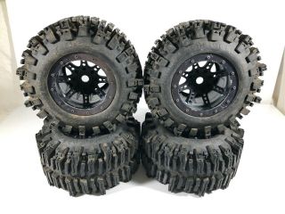 Rc4wd Mud Slingers Monster Size 40 Series 3.  8 " 17mm Bead - Lock Rims Traxxas