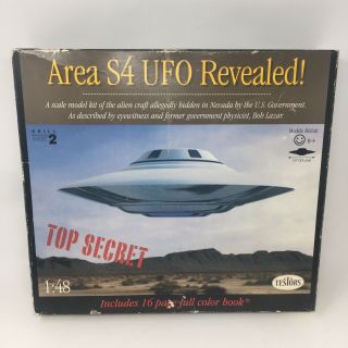 Testors 1/48 Area S4 Ufo Revealed Bob Lazar Model 576
