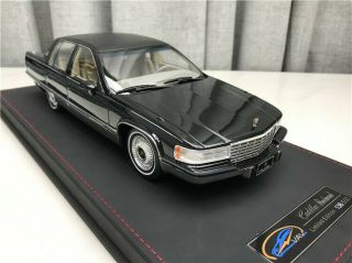 1/18 1993 Cadillac Fleetwood Brougham Black Factory Authorization
