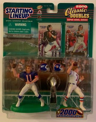 Starting Lineup Phil Simms John Elway Classic Doubles 2000