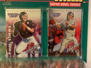 Starting Lineup Phil Simms John Elway Classic Doubles 2000 3