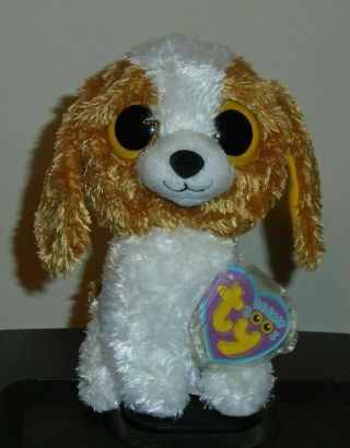 Ty Beanie Boos Cookie The Dog 6 " (1st Gen Tags: I Need A Hug) Mwmt
